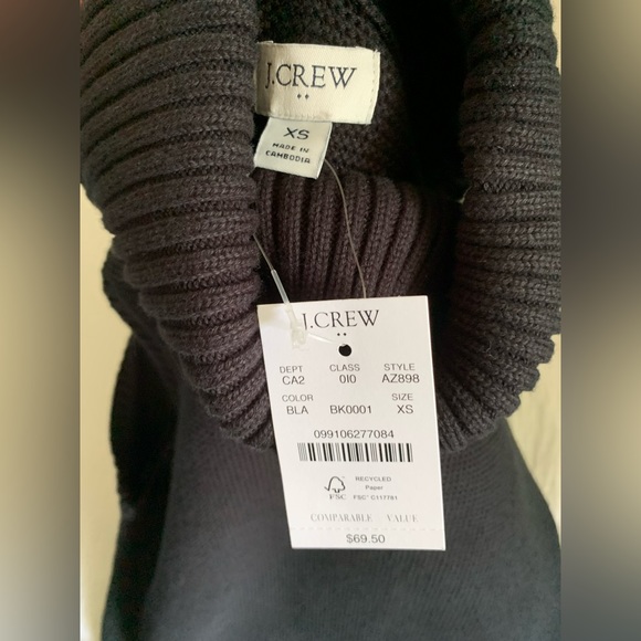 NWT - J. Crew Sleeveless Turtleneck Sweater - Picture 6 of 6